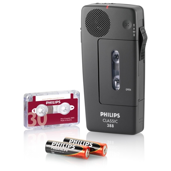 Philips LFH0388 Mini Cassette Mid Range Pocket Memo